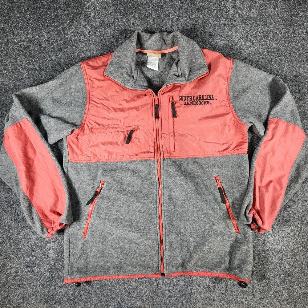 South Carolina‎ Gamecocks Jacket Men's Medium Heisman By Reebok Full Zip Fleece